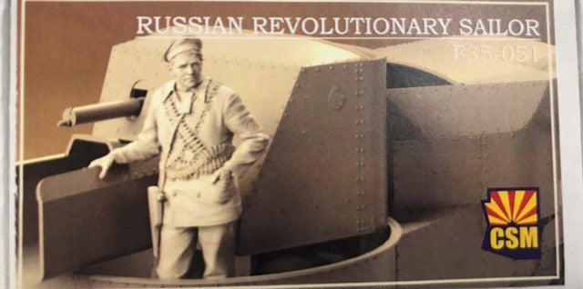 CSM 1/35 Scale Figures Scale Model CSM Russian Revolutionary Sailor.