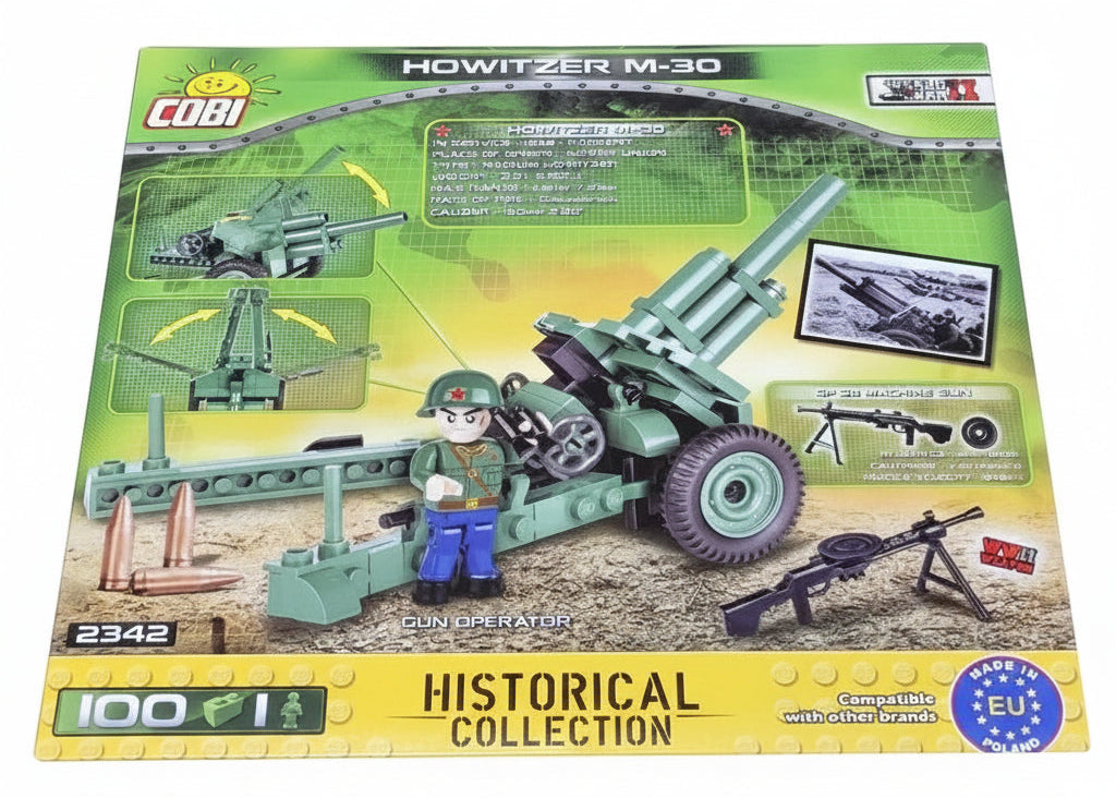 Cobi WW2 Howitzer M30 Brick Model Kit Portfolio Group