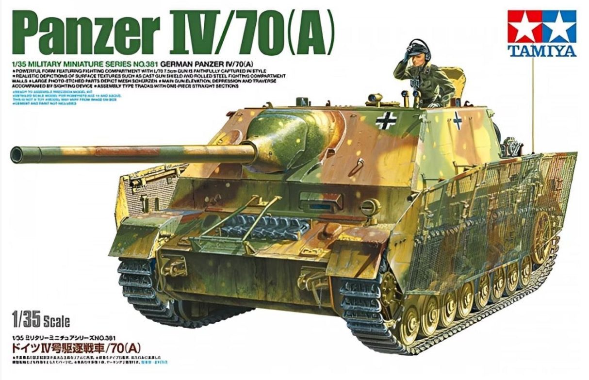 Tamiya 1/35 German Panzer IV/70A Scale Model Tamiya
