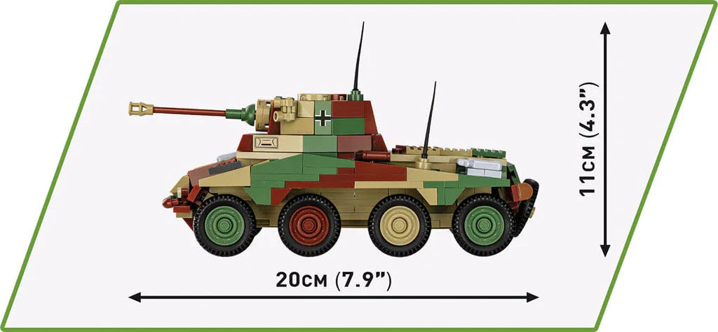 Cobi 1/35: Sd.Kfz. 234/2 Puma Brick Model Kit Cobi