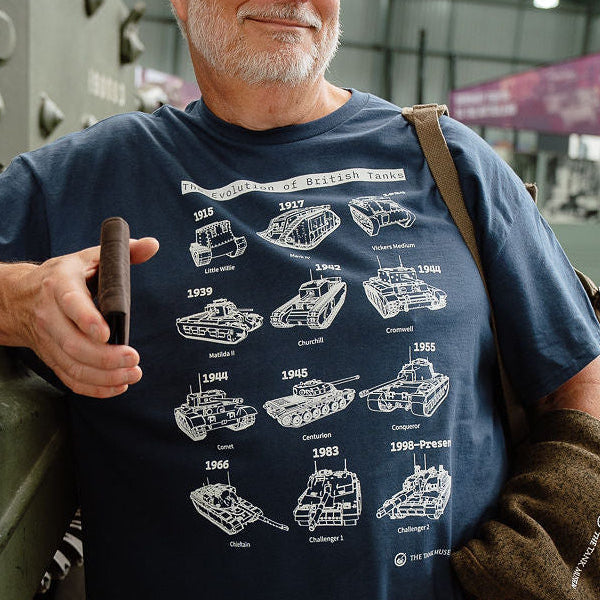 Evolution of British Tanks T-Shirt T-Shirt Aspire