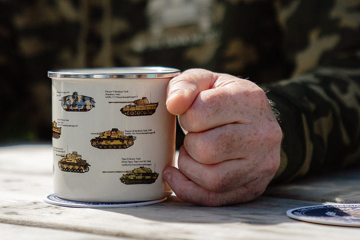 Tank Museum Tanks Enamel Mug Mug T and F