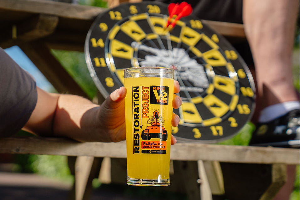 King Tiger V2 Pint Glass Drinkware Glassware Branding