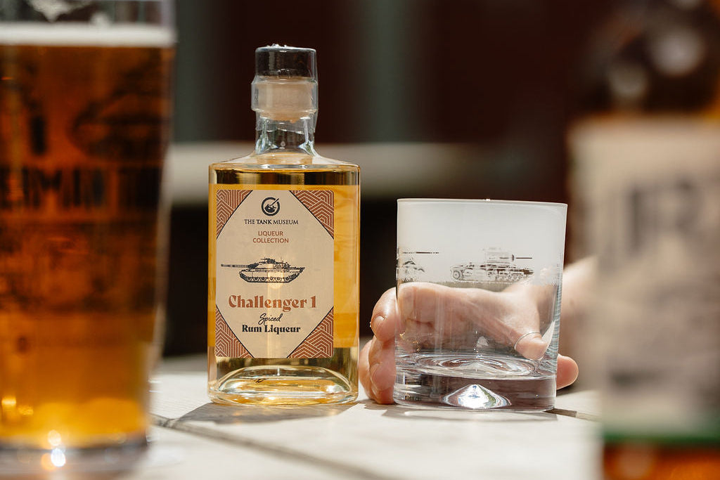 Tank Museum Liqueur - Challenger 1 Spiced Rum Drink Friary Vintners LTD