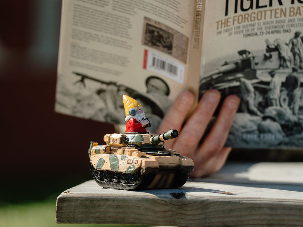 Tank Commander Gnome - Small Homeware A Bit Quackers