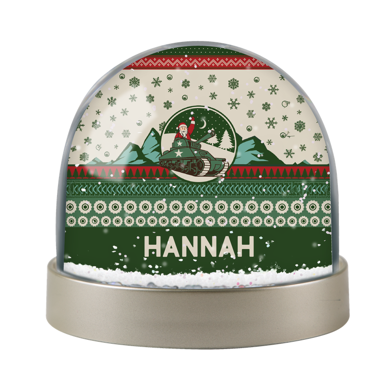 Xmas Knit Jumper Personalised Snow Globe TEST Snow Globe My Moments