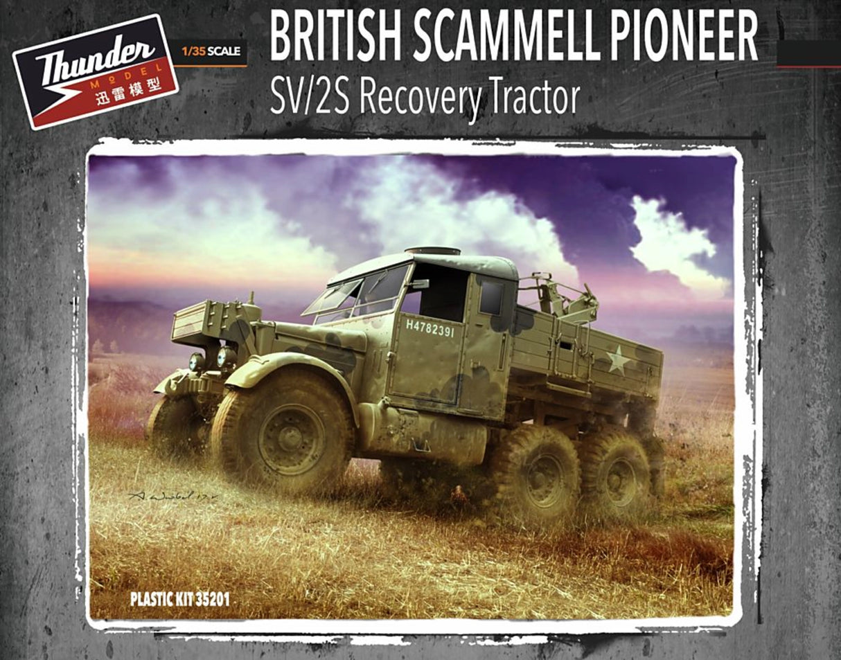 Thunder Model 1/35 Scammell Pioneer Recovery SV/2S Scale Model Thunder model