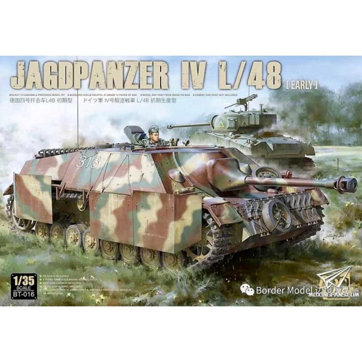 Border Model 1/35 Jagdpanzer IV L48 (Early) Scale Model Border model