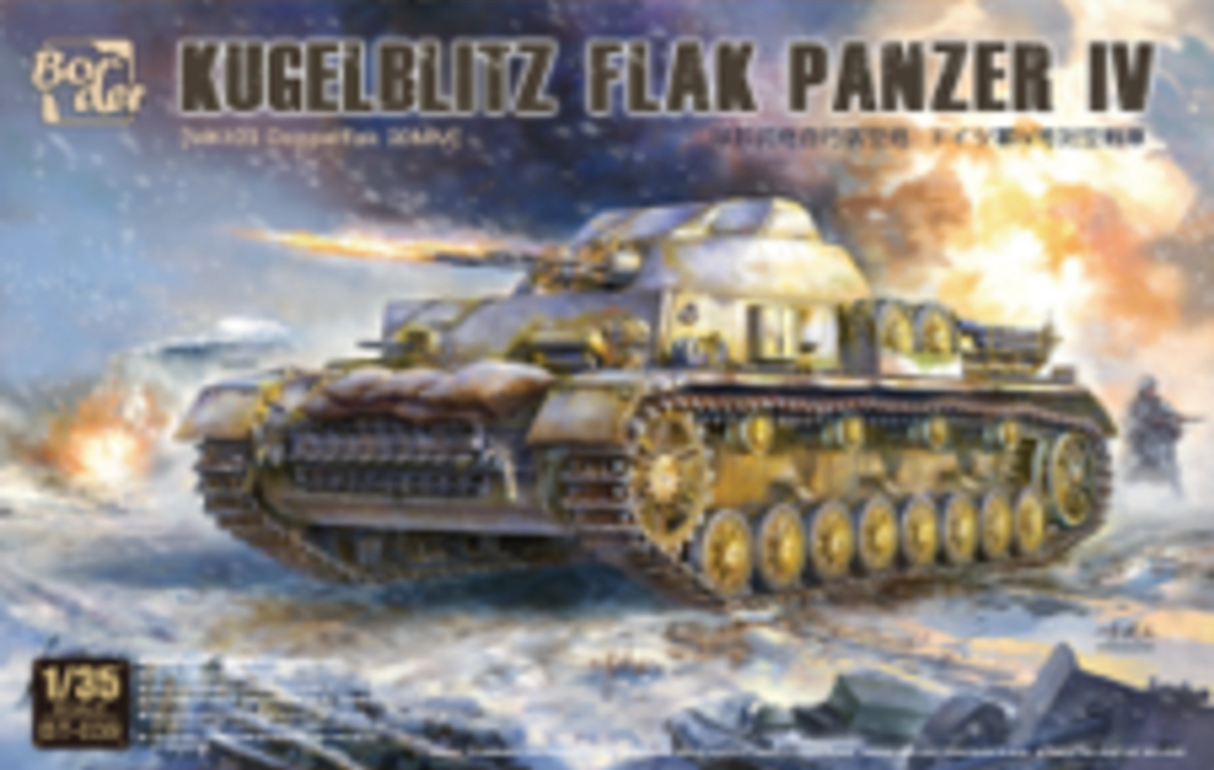 Border Model 1/35 Kugelblitz Flak Panzer IV Scale Model Border model