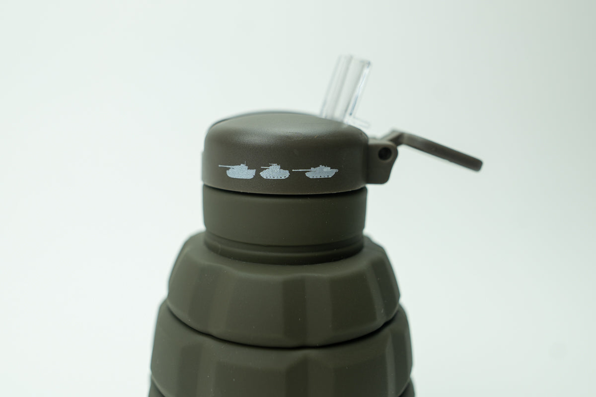 Tank Museum Expanding Grenade Water Bottle Drinkware The Gift Scholars