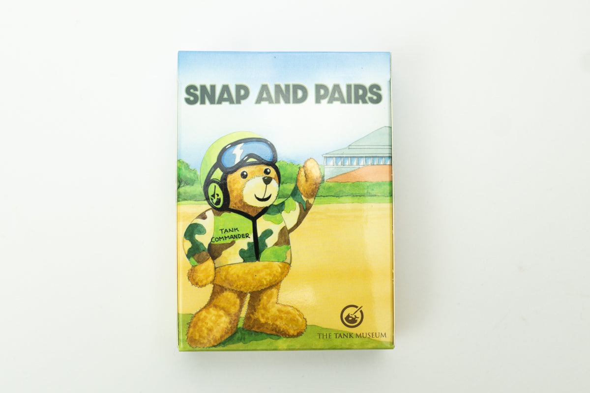 Tank Commander Basil's Snap and Pairs Card Game Deck Game The Gift Scholars
