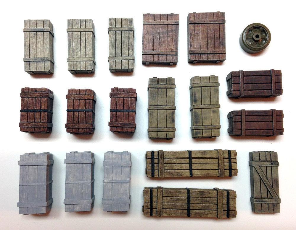 Valuegear 1/35 Scale Convoy Crates (Just Large Crates) Scale Model Value Gear.