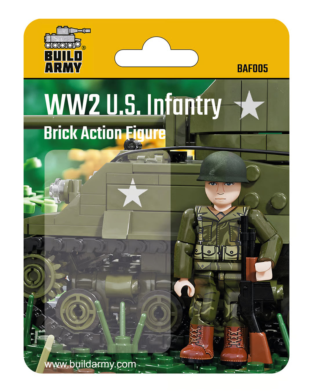 Build Army 1:33 WWII US Infantry Minifigure