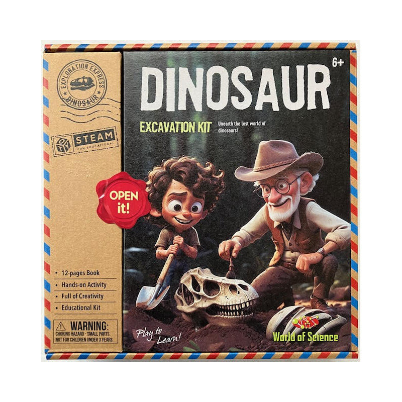 Dinosaur Excavation Kit Toy Kandy Toys