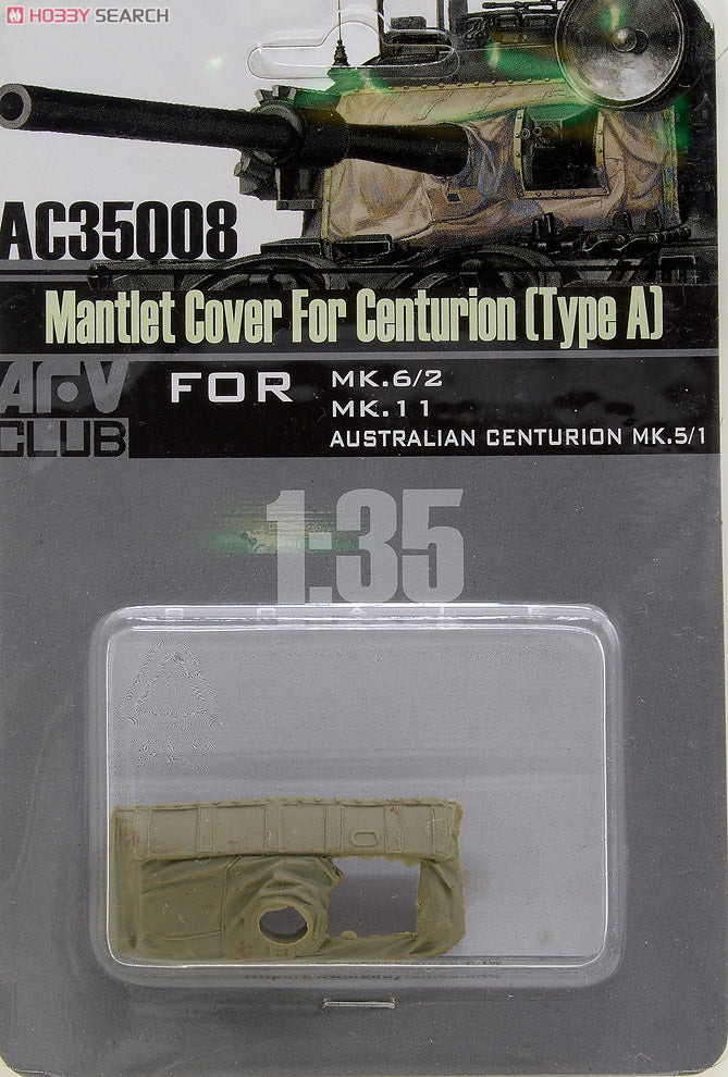 AFV Club 1/35 Mantlet Cover For Centurion Tank, (Type A) Scale Model AFV Club