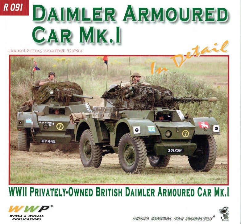Daimler Armoured Car Mk1 in detail Book Bookworld