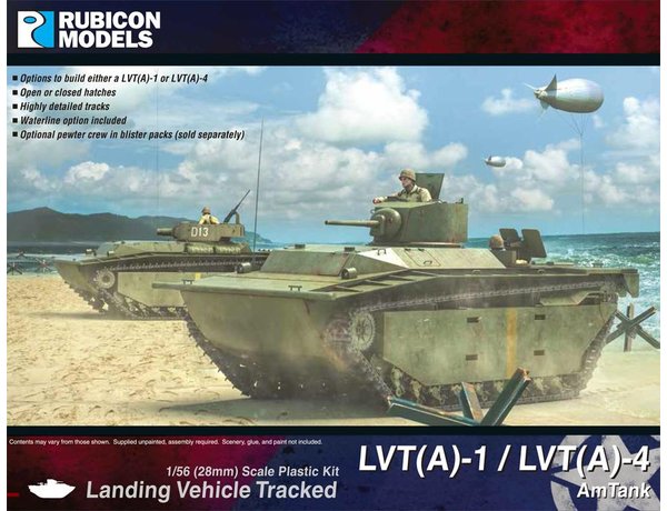 Rubicon Models 1/56 LVT (A)-1 / LVT (A)-4 Scale Model Rubicon models.