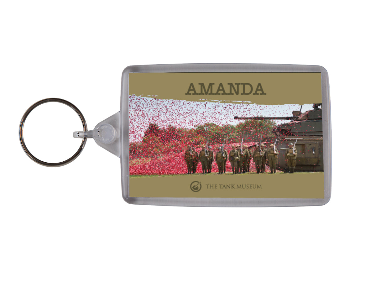 Poppy Personalised Keyring Keyring My Moments