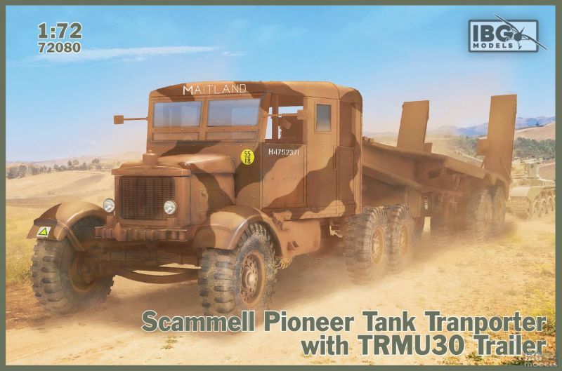 IBG 1/72 Scammell Pioneer Tank Transporter Scale Model IBG Models