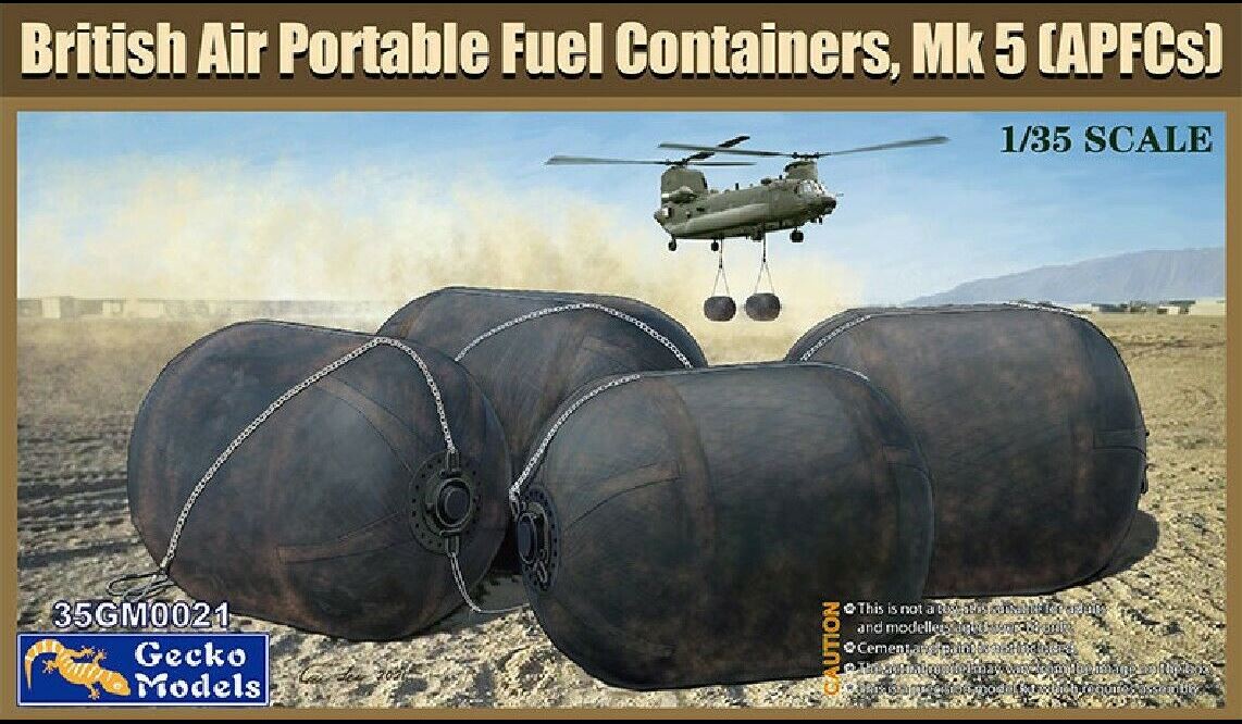Gecko models 1/35 British Air Portable Fuel Containers, Mk5 (APFCs) Scale Model Gecko