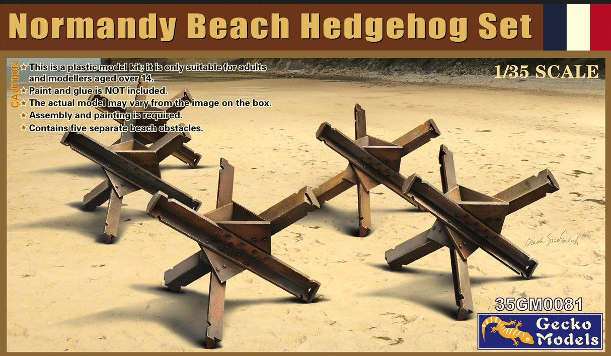 Gecko models 1/35 Normandy Beach Hedgehog Set Scale Model Gecko