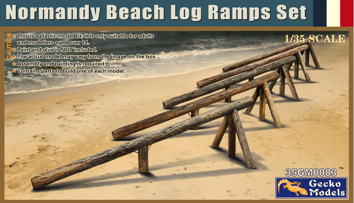 Normandy Beach Log Ramps Set
