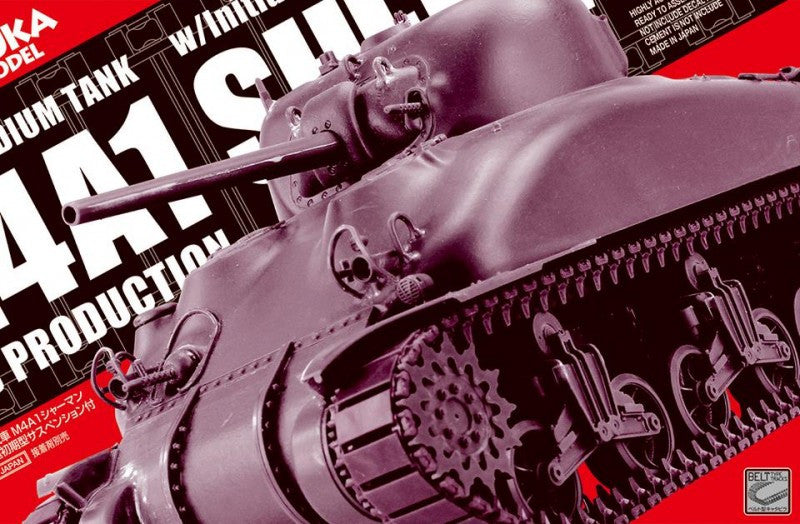 Asuka 1/35 M4A1 Sherman (Value Kit) Scale Model Asuka