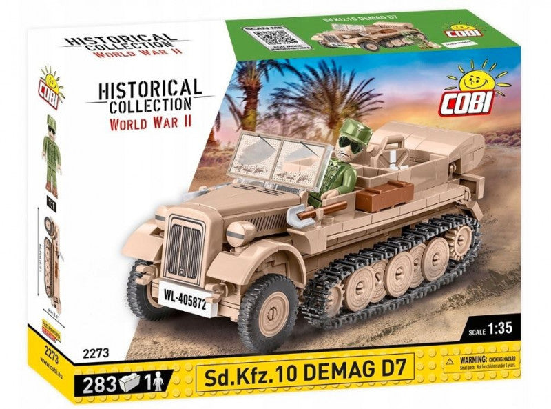 Cobi Sd.Kfz. 10 Demag D7 Brick Model Kit Cobi