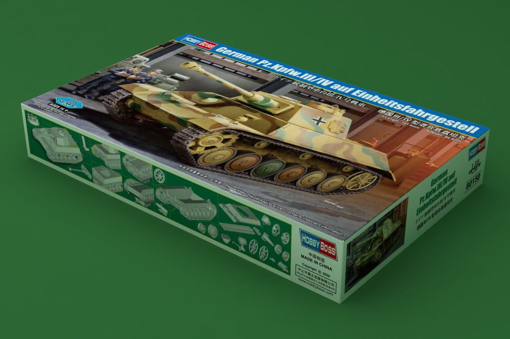 Hobby Boss 1/35 Pz.Kpfw 3/4 auf Einheitsfahrgestell Scale Model Hobby Boss