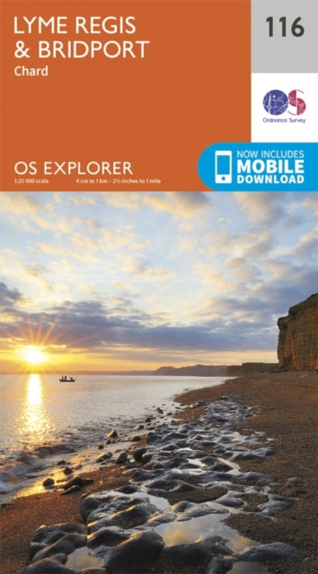 Ordnance Survey OS Explorer Map: Lyme Regis and Bridport: 116 Book Gardners
