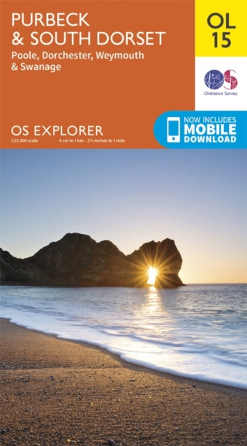 Ordnance Survey OS Explorer Map: Purbeck and South Dorset, OL 15 Book Gardners