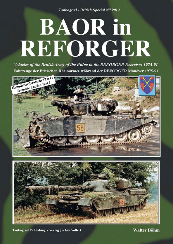 Tankograd 9012 - BAOR in Reforger Book Tankograd