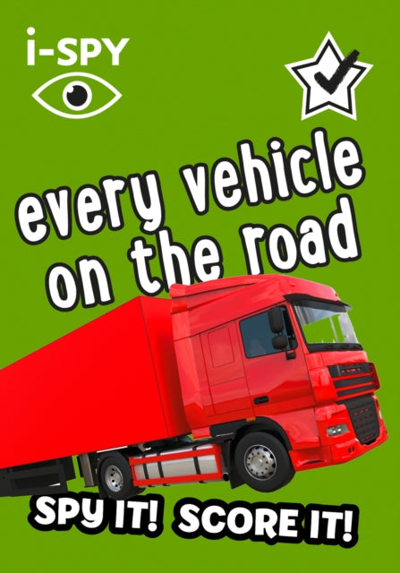 I-SPY Every Vehicle On The Road, Spy It Score It Book Gardners