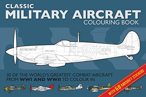 Military Aircraft Colouring Book Book Award Publications