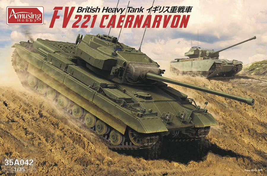 Amusing Hobby 1/35 FV221 Caernarvon Scale Model Amusing Hobby