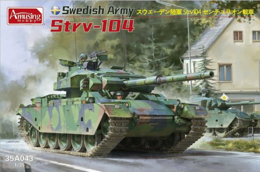 Amusing Hobby 1/35 Swedish Strv-104 Scale Model Amusing Hobby