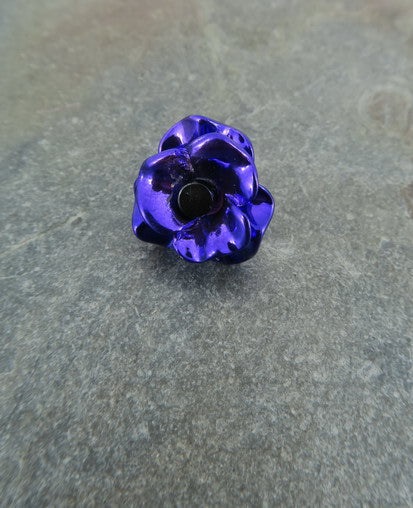 Purple Poppy Lapel Pin Pin Badge Alexander Thurlow