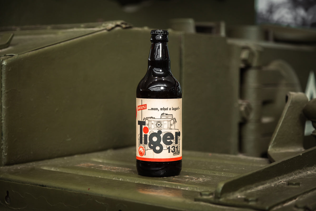 Tank Museum Beer Drink Piddle Tiger 131 Lager Without Glass