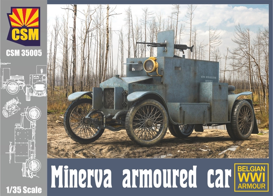 CSM 1/35 Scale Minerva Armoured Car Scale Model CSM