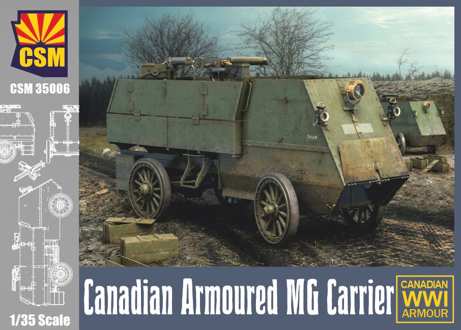 CSM 1/35 Scale Canadian Armoured MG Car Scale Model CSM