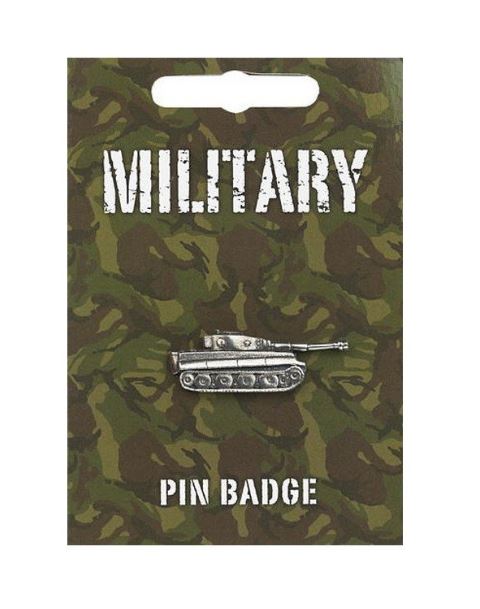 Military Panzer Tank Silver Pewter Lapel Pin Badge Pin Badge Westair