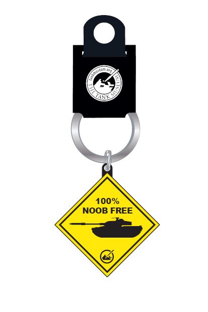 Noob Free Tank Keyring Keyring Haskins Giftware
