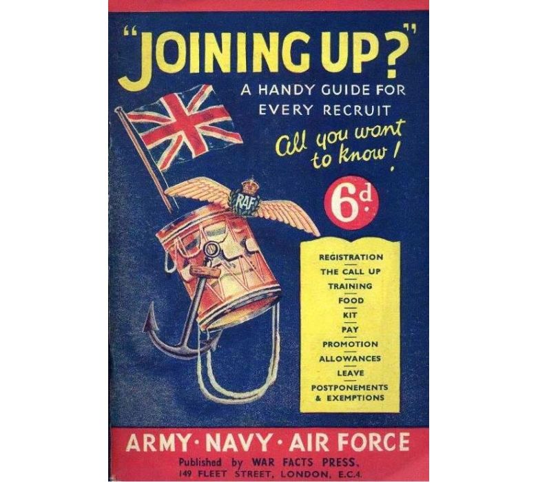 Replica Booklet: Joining Up (WW2) Book The Memorabilia Pack Co