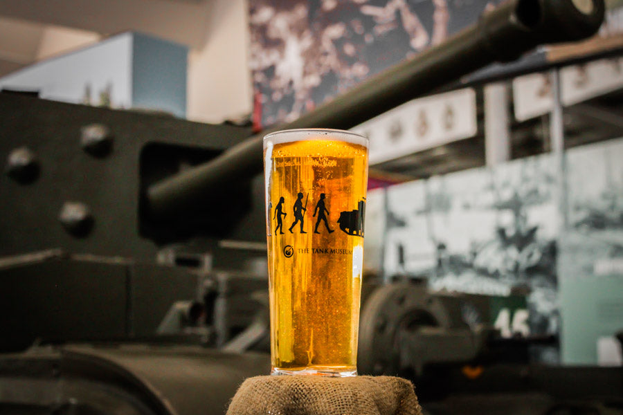 Evolution of Man Pint Glass Drinkware Piddle