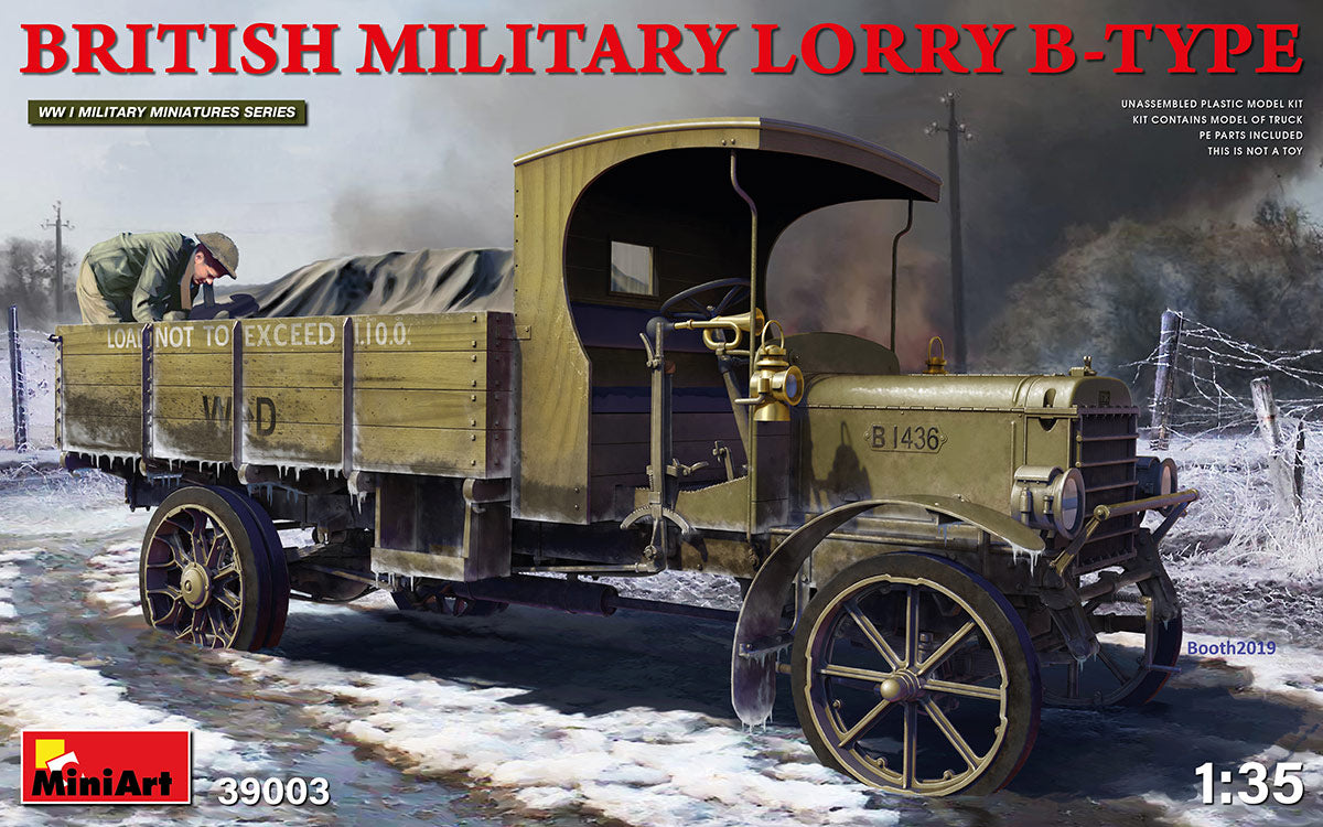 MiniArt 1/35 British Military Lorry B-Type Scale Model MiniArt