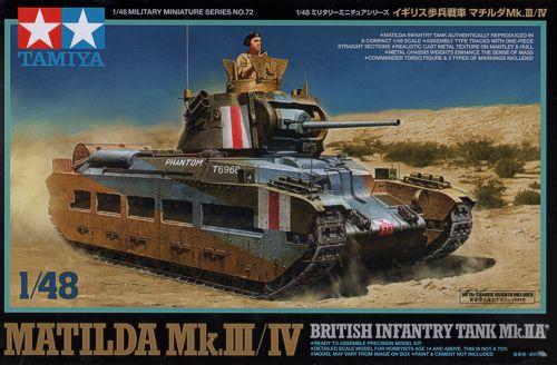 Tamiya 1/48 Matilda Mk. III/IV Scale Model Tamiya Default Title