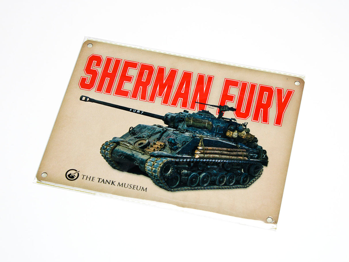 Sherman Fury Metal sign Wall Art The Original Metal Sign Co