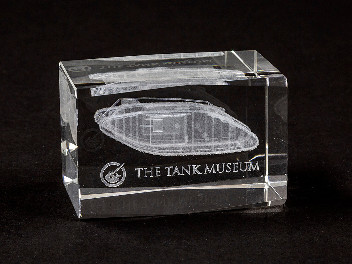 Engraved Glass Cube: Mark IV Collectables Kandy Toys