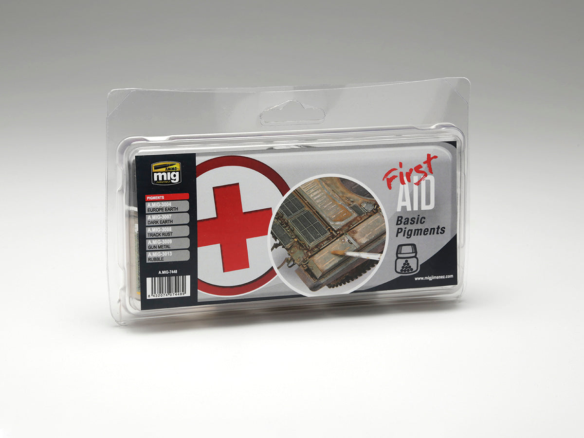 Ammo by Mig Basic Pigments (First Aid) - The Tank Museum