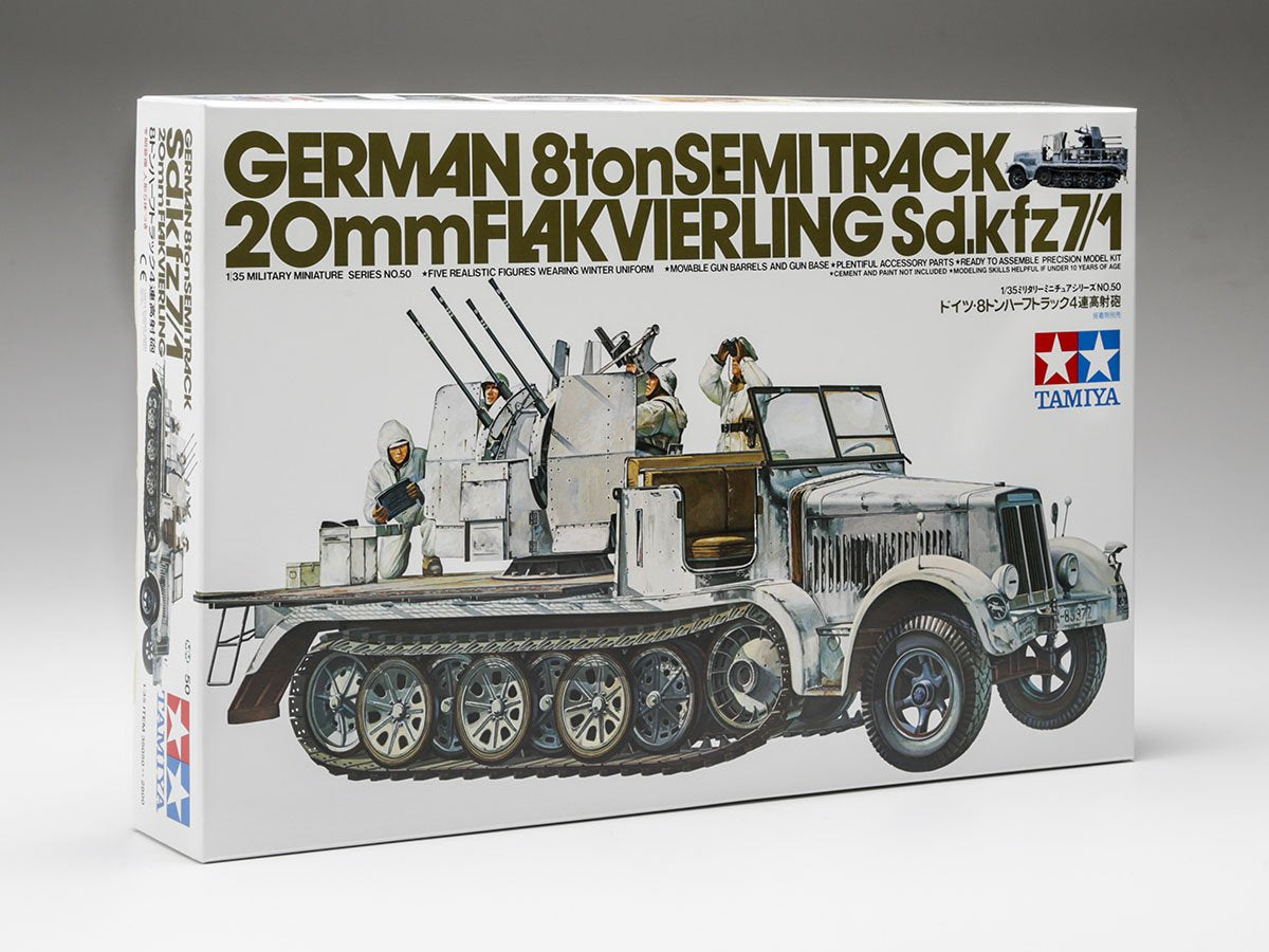 Tamiya 1/35 8 ton half track with 20mm flak Scale Model Tamiya Default Title